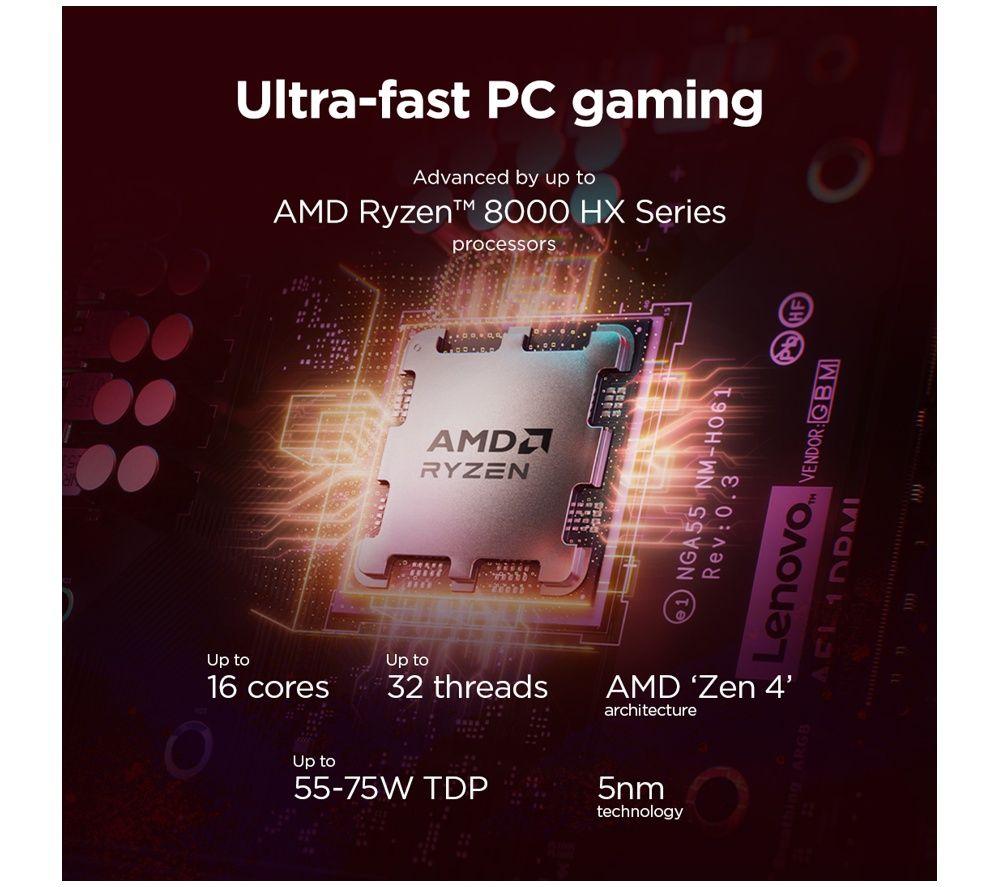 LENOVO LOQ Gaming PC - AMD Ryzen 7, RTX 5050, 1 TB SSD image number 2 of 5