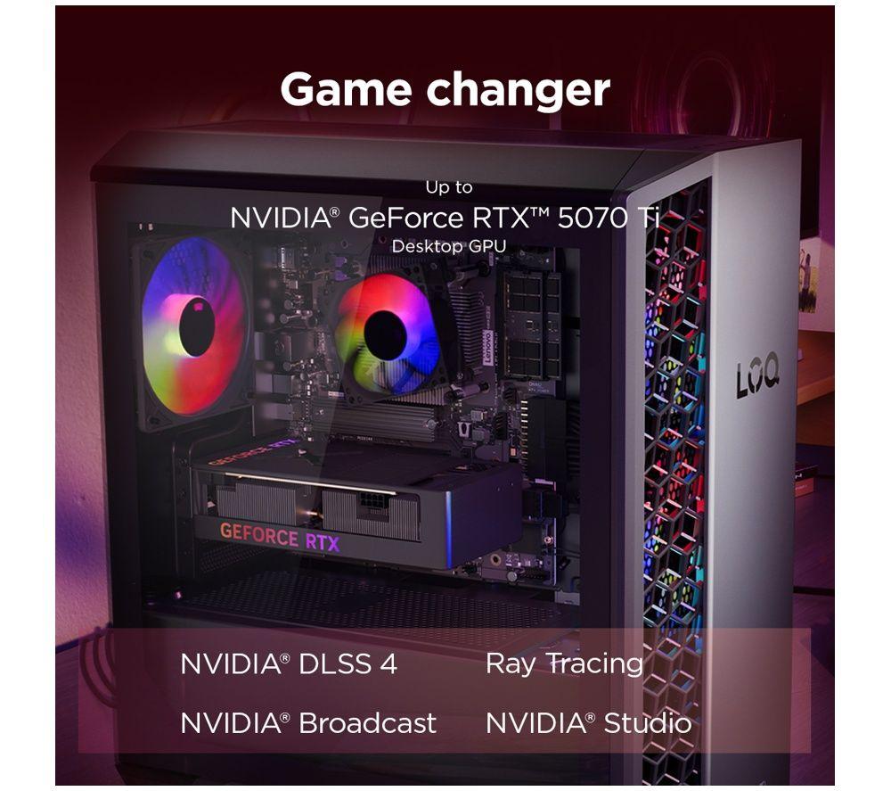 LENOVO LOQ Gaming PC - AMD Ryzen 7, RTX 5050, 1 TB SSD image number 3 of 5