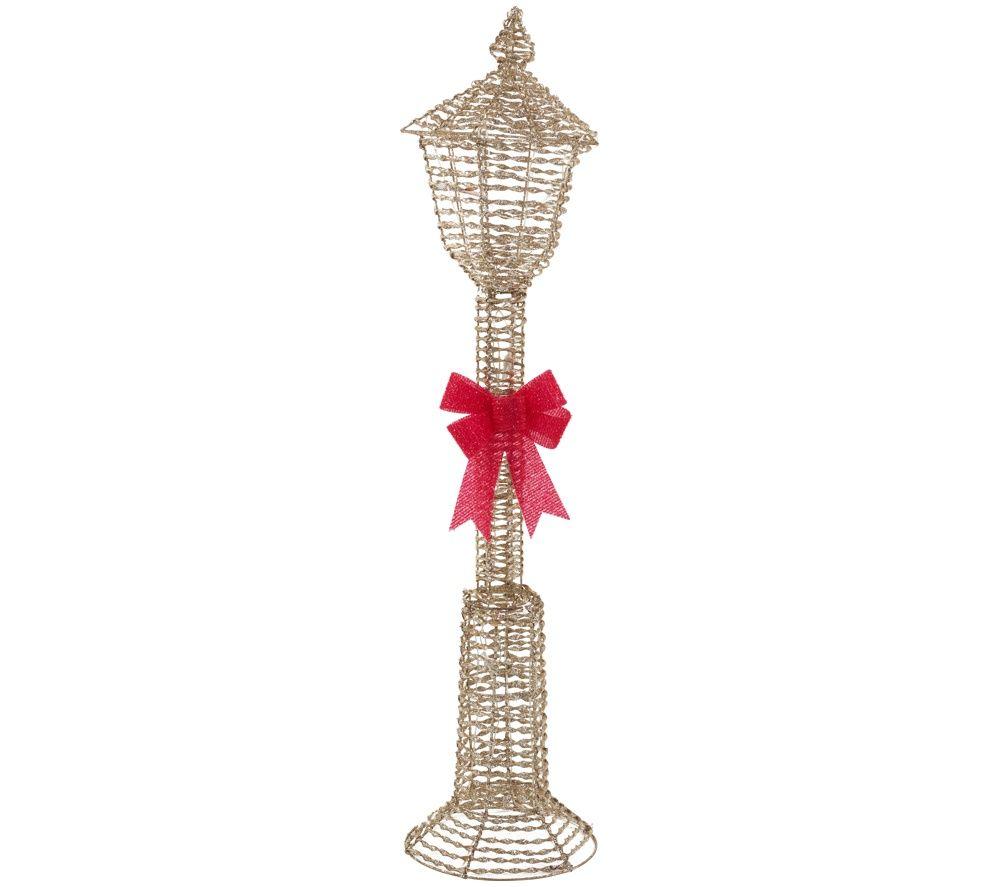 SMART GARDEN Three Kings GlitterTwist Gold Lamp Post Decorative Light - 90 cm, Gold