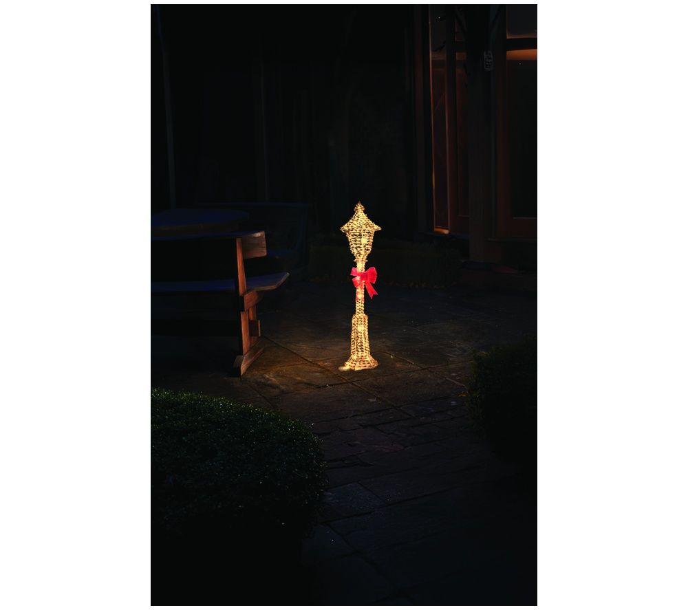SMART GARDEN Three Kings GlitterTwist Gold Lamp Post Decorative Light - 90 cm, Gold image number 2 of 2