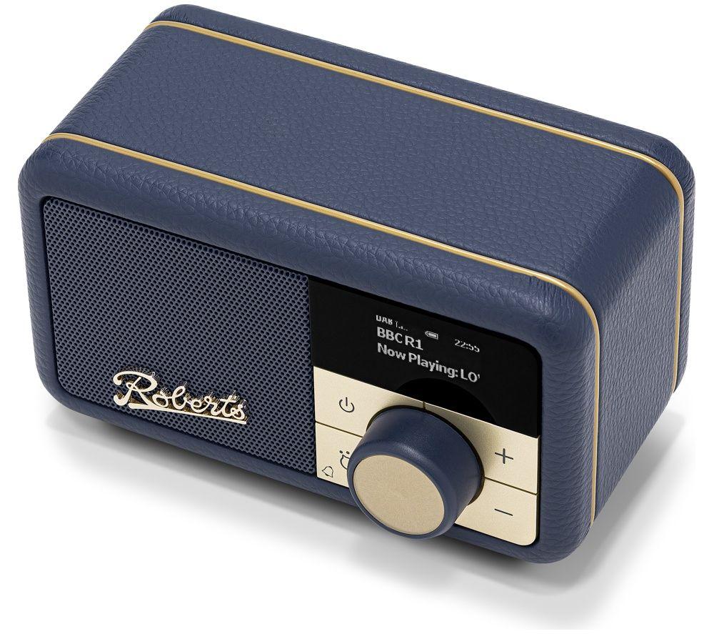 ROBERTS Revival Petite 2 DAB+/FM Retro Bluetooth Radio - Midnight Blue image number 5 of 6