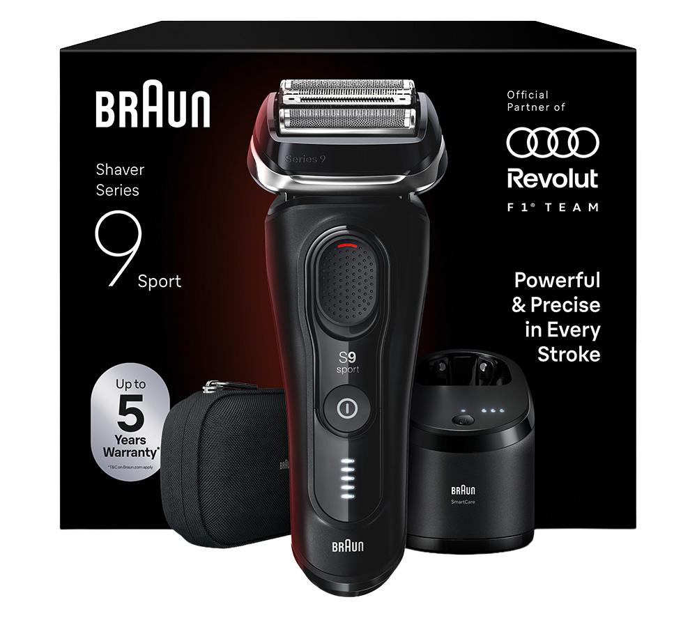 Braun Series 9 Sport S9150cc Wet & Dry Shaver With Smartcare Centre - Black, Black