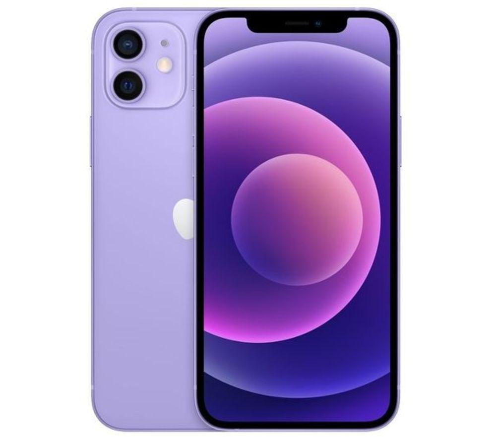 APPLE Refurbished iPhone 12 - 64 GB, Purple (Excellent Condition) image number 3 of 10