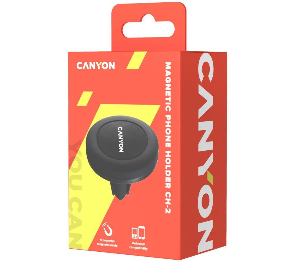 CANYON CH-2 Vent Magnetic Phone Holder - Black image number 2 of 3