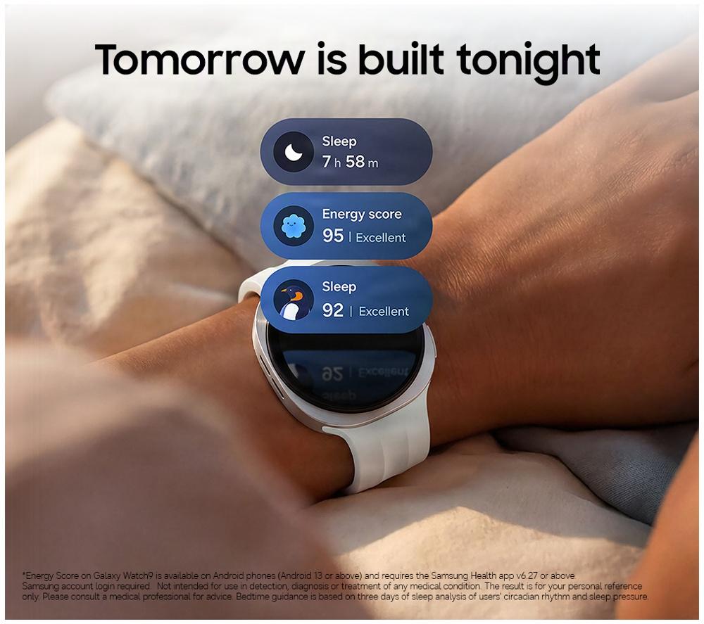 SAMSUNG Galaxy Watch9 LTE - Graphite with Black Sport Band, 44 mm image number 3 of 13