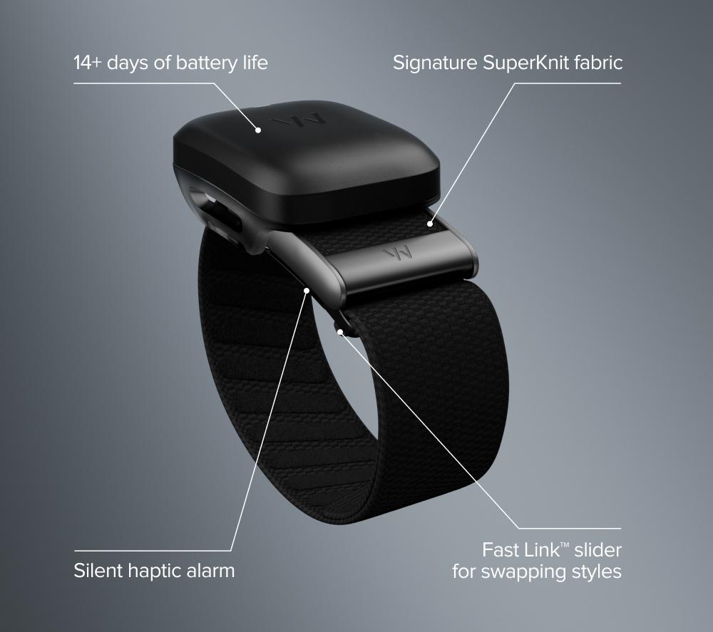 WHOOP Peak 5.0 Health & Fitness Tracker with 12-month WHOOP Peak Membership - Obsidian image number 10 of 13