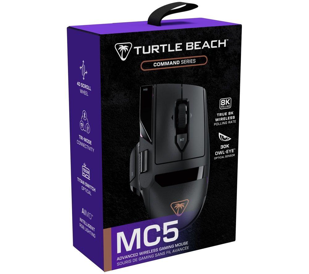 TURTLE BEACH Command Series MC5 Wireless Optical Gaming Mouse - Black image number 2 of 10