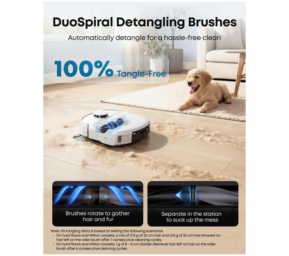 EUFY Omni C28 Robot Vacuum & Mop All-in-One Station - White image number 6 of 9