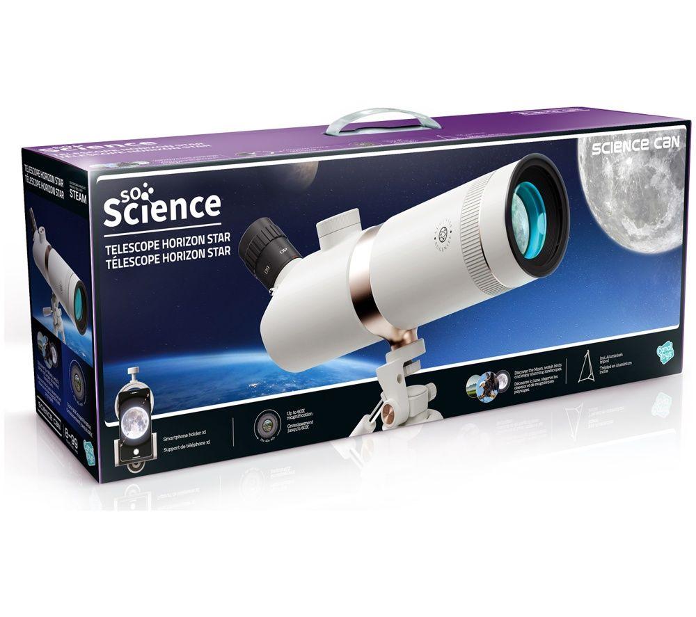CANAL TOYS So Science Horizon Star Kids Telescope - White image number 4 of 5