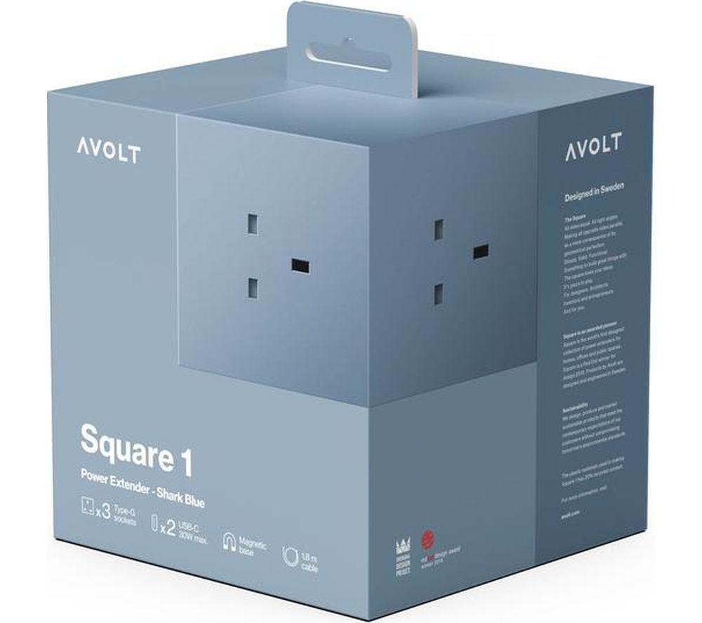 AVOLT Square 1 Power Cube 5-Socket Extension Lead - 1.8 m image number 2 of 7