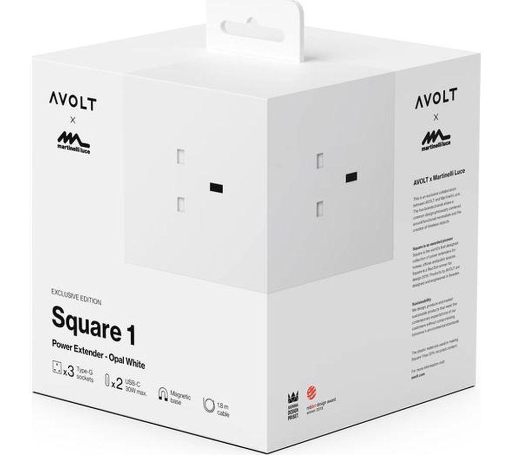 AVOLT Square 1 Power Cube 5-Socket Extension Lead - 1.8 m image number 2 of 5