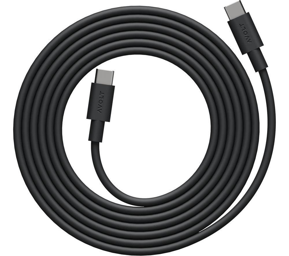Avolt Cable 1 Usb Type-C - 2 M, Black