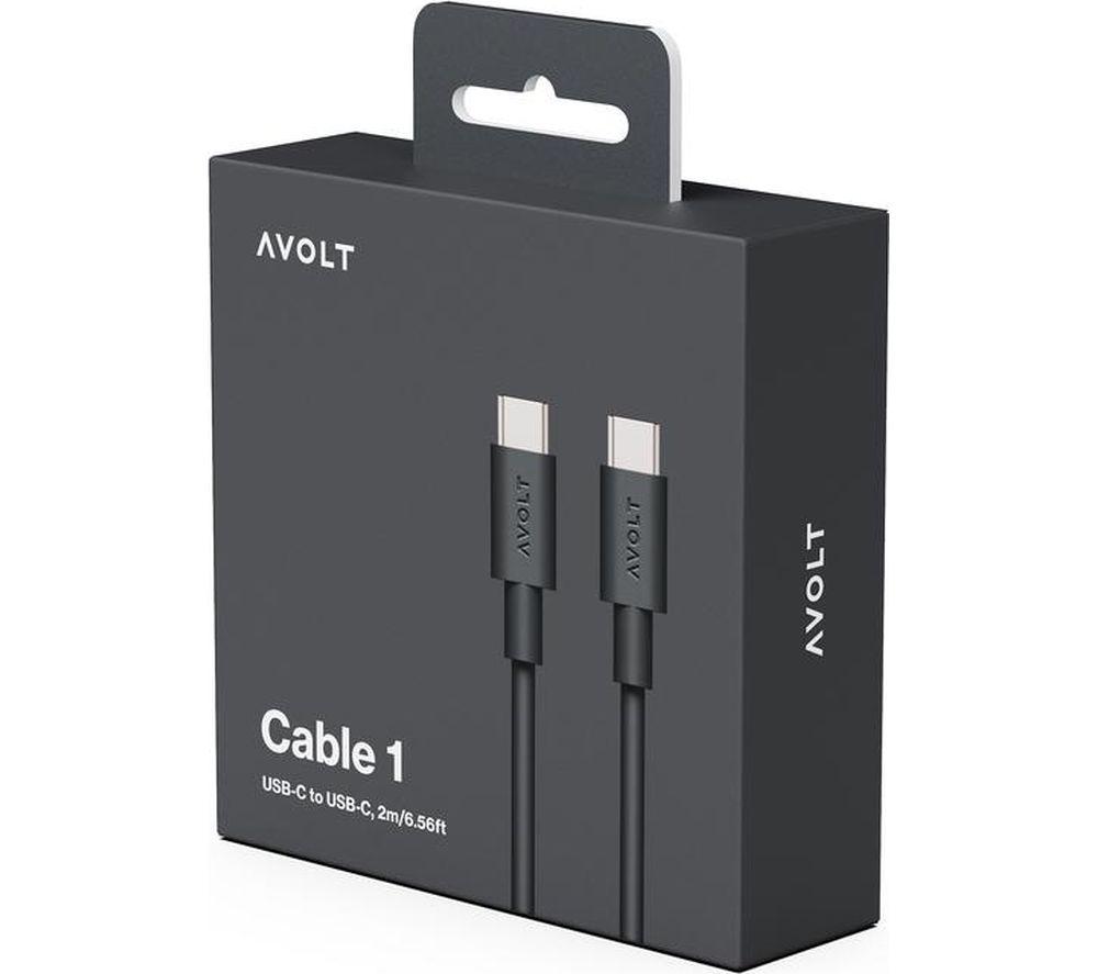 AVOLT Cable 1 USB Type-C 2 m - Stockholm Black image number 2 of 2