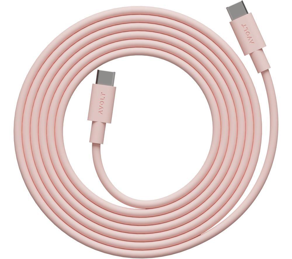 Avolt Cable 1 Usb Type-C - 2 M, Pink