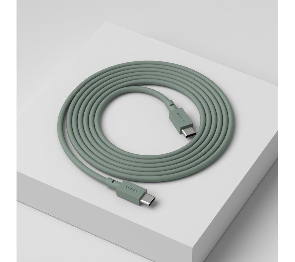 AVOLT Cable 1 USB Type-C 2 m - Oak Green image number 3 of 3