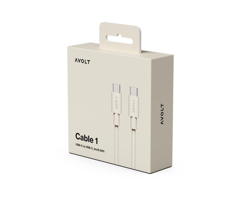AVOLT Cable 1 USB Type-C 2 m - Nomad Sand image number 2 of 2