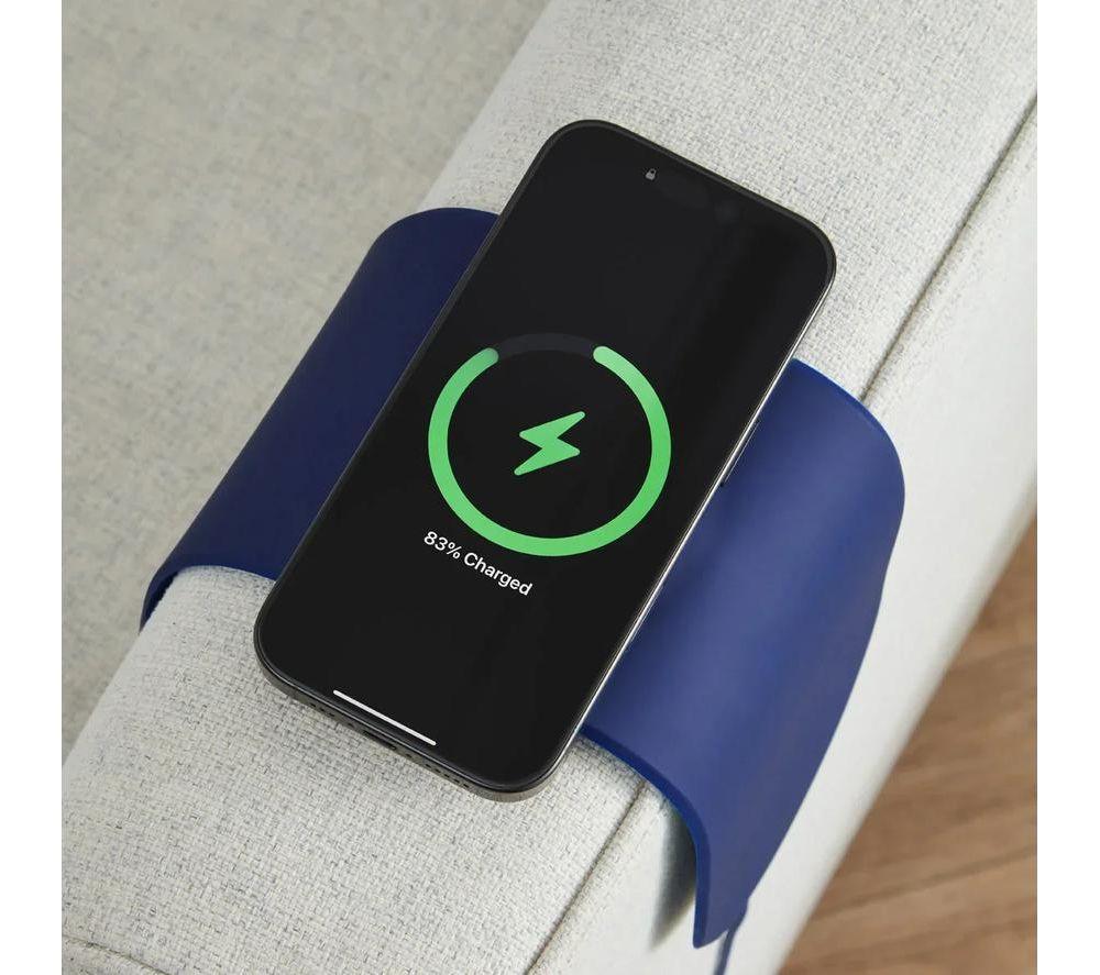 KRAFTED Couch Wireless Charging Pad - Deep Blue image number 2 of 8