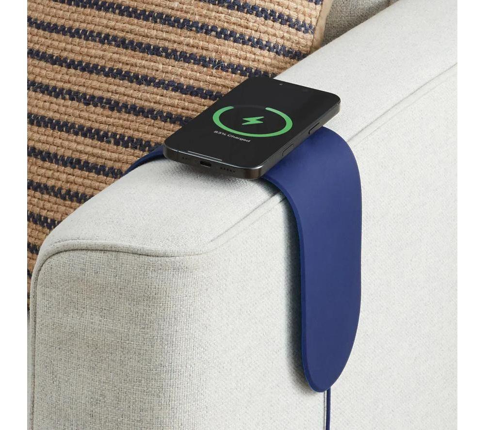 KRAFTED Couch Wireless Charging Pad - Deep Blue image number 6 of 8