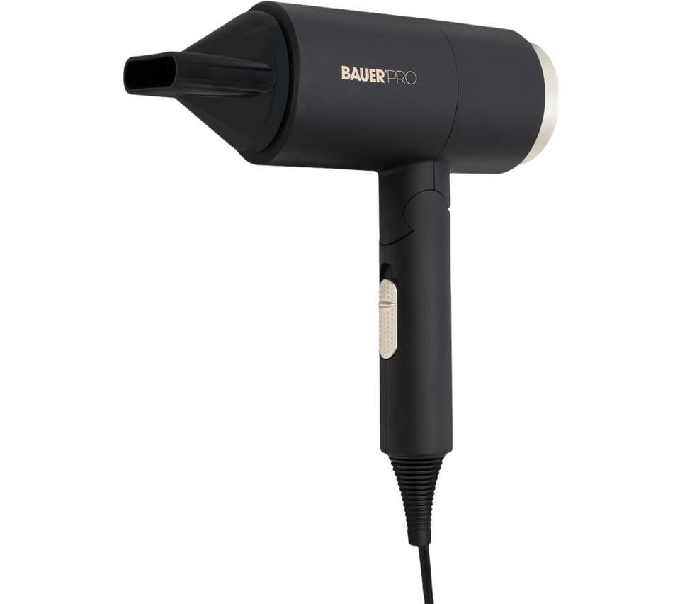BAUER Pro Ion FlowX Hairdryer - Black & Gold