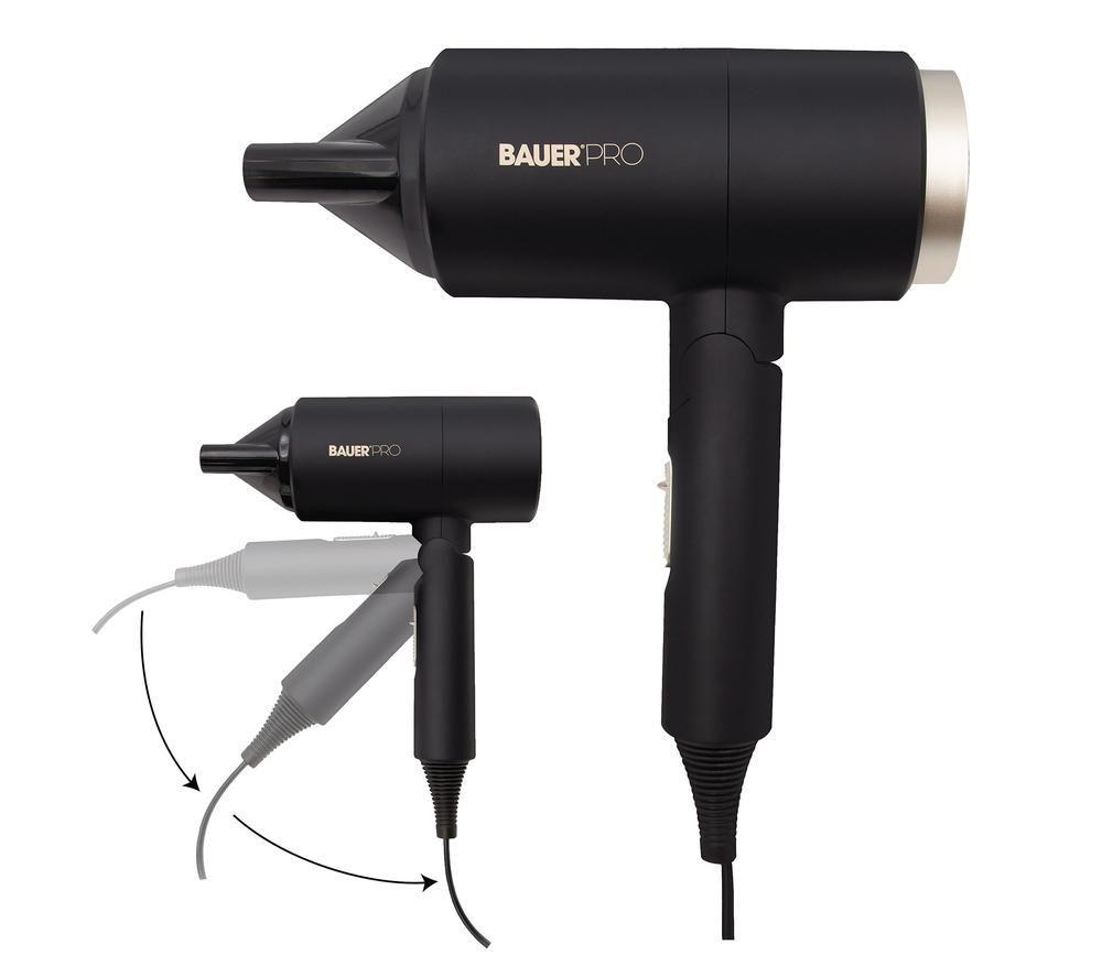BAUER Pro Ion FlowX Hairdryer - Black & Gold image number 5 of 5