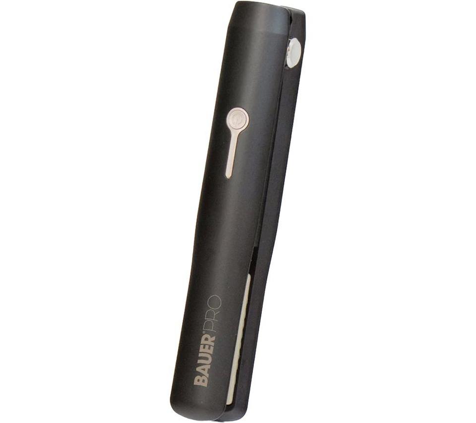 BAUER Pro 2-in-1 Cordless Hair Straightener & Curler - Black