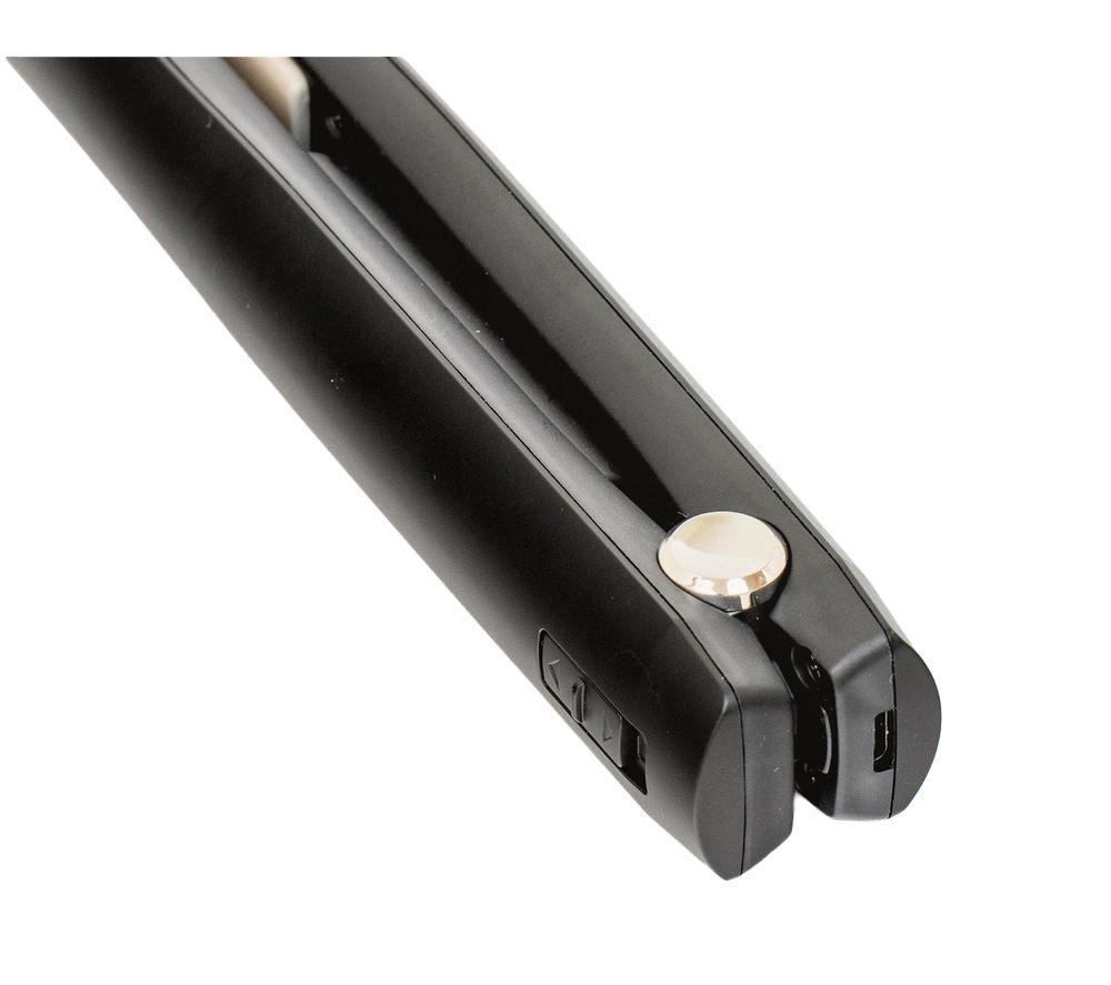 BAUER Pro 2-in-1 Cordless Hair Straightener & Curler - Black image number 5 of 6