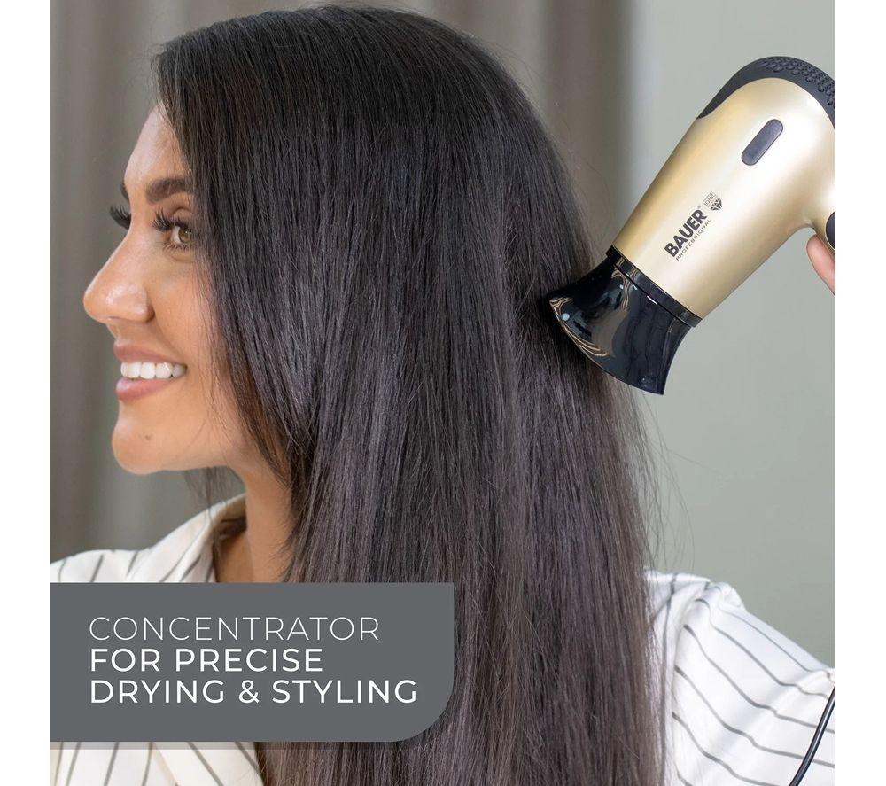 BAUER 38850 TourmaPro Hairdryer Travel Set - Onyx image number 2 of 7