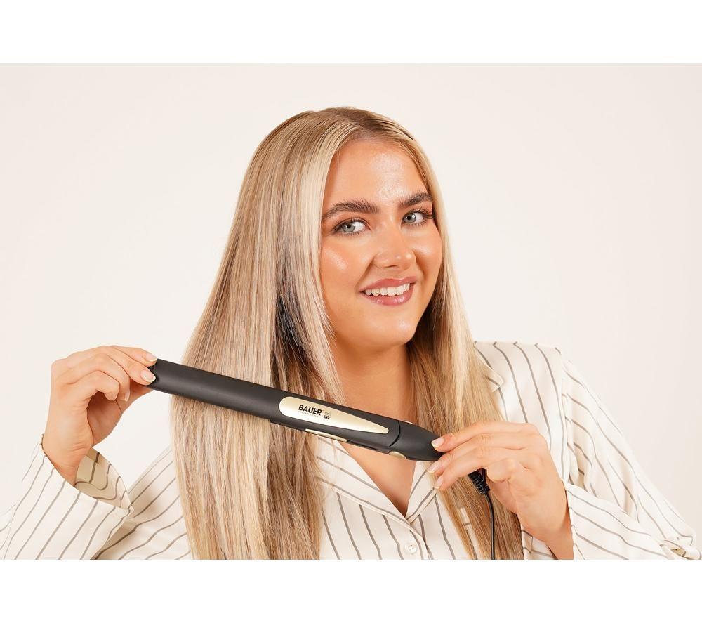 BAUER TourmaPro Hair Straightener - Onyx image number 4 of 9