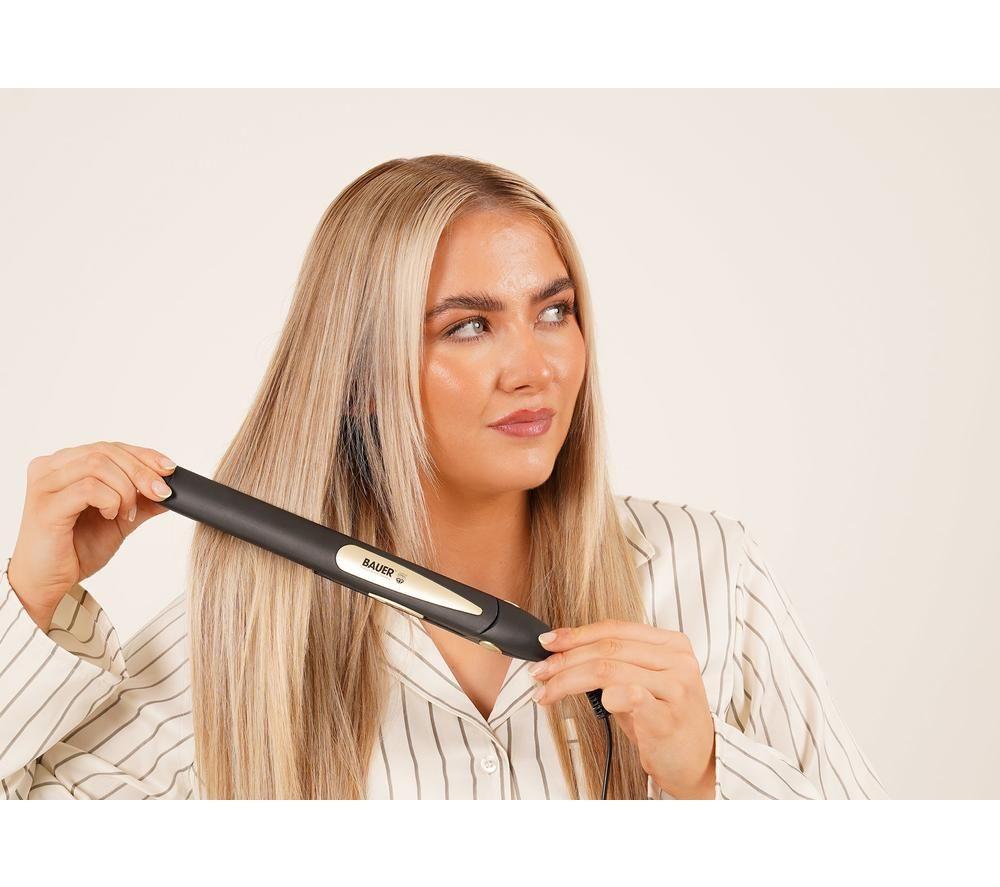 BAUER TourmaPro Hair Straightener - Onyx image number 6 of 9