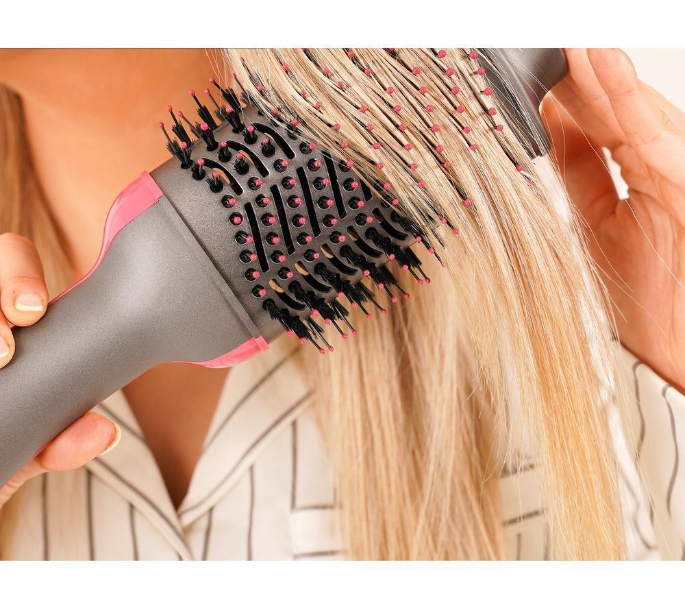 BAUER 38899 Hot Air Blow Dry Brush - Silver & Grey image number 2 of 7