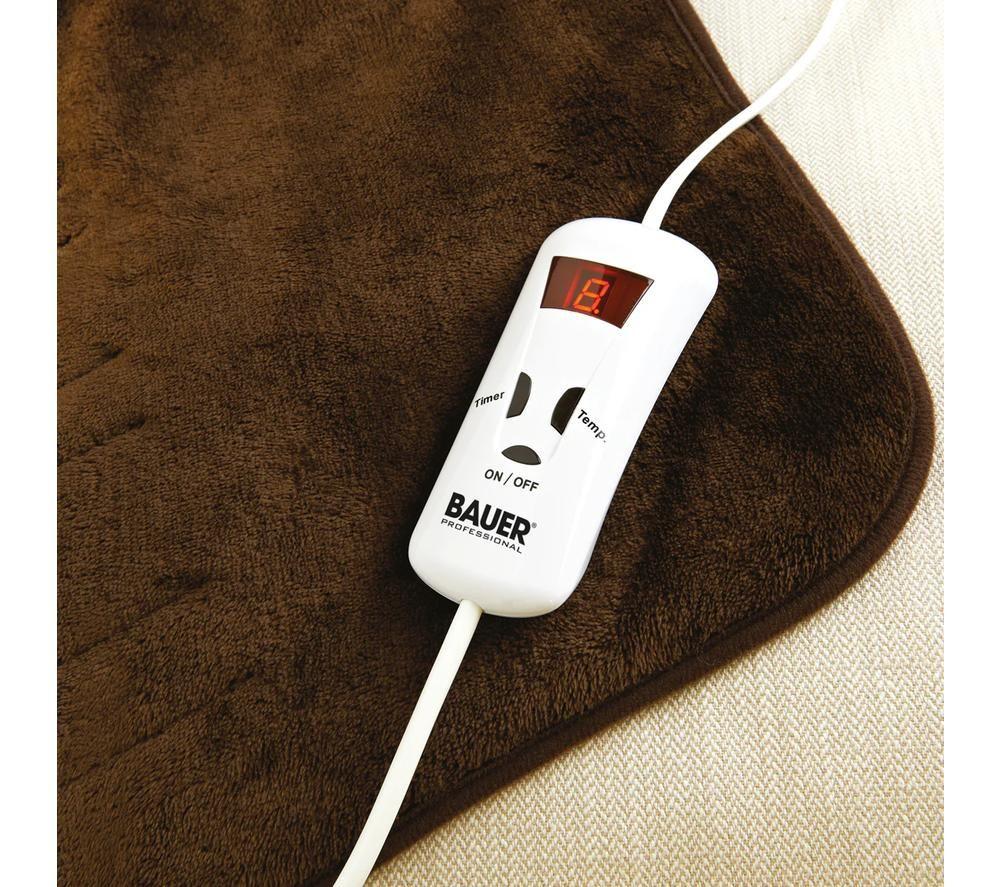 BAUER 39040 Heated Throw - Brown image number 3 of 5