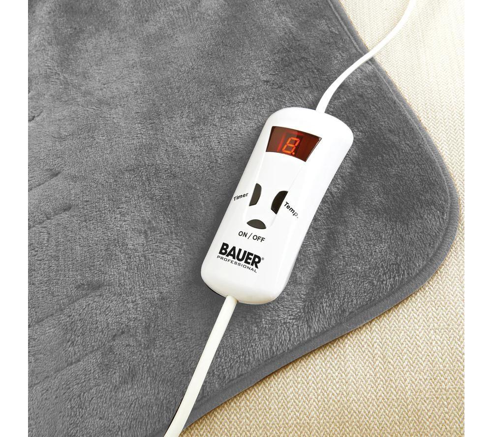 BAUER 39049 Heated Throw - Grey image number 2 of 6