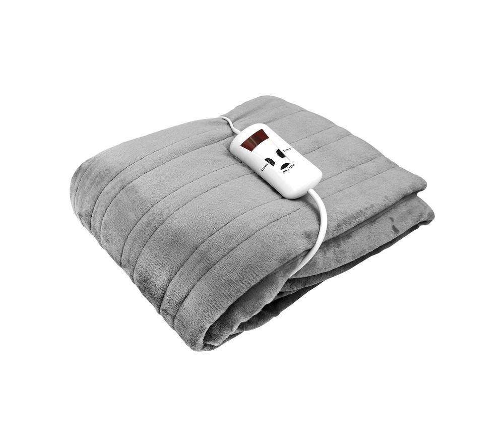 BAUER 39049 Heated Throw - Grey image number 6 of 6