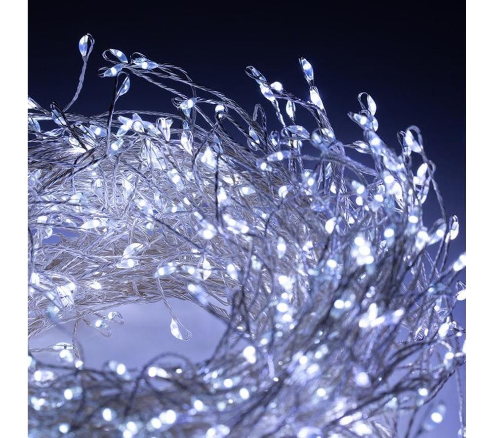 CHRISTMAS WORKSHOP 71739 LED Silver Cluster String Lights - 3 m image number 3 of 9