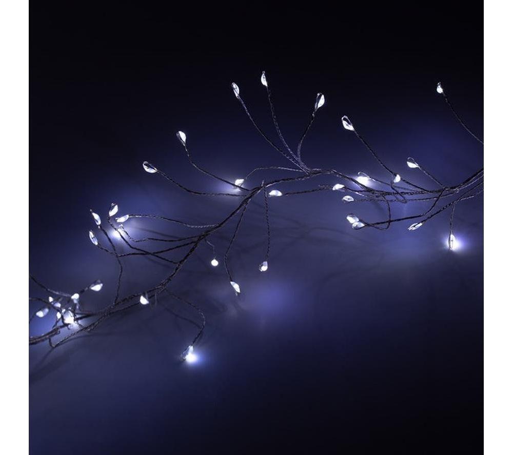 CHRISTMAS WORKSHOP 71739 LED Silver Cluster String Lights - 3 m image number 6 of 9