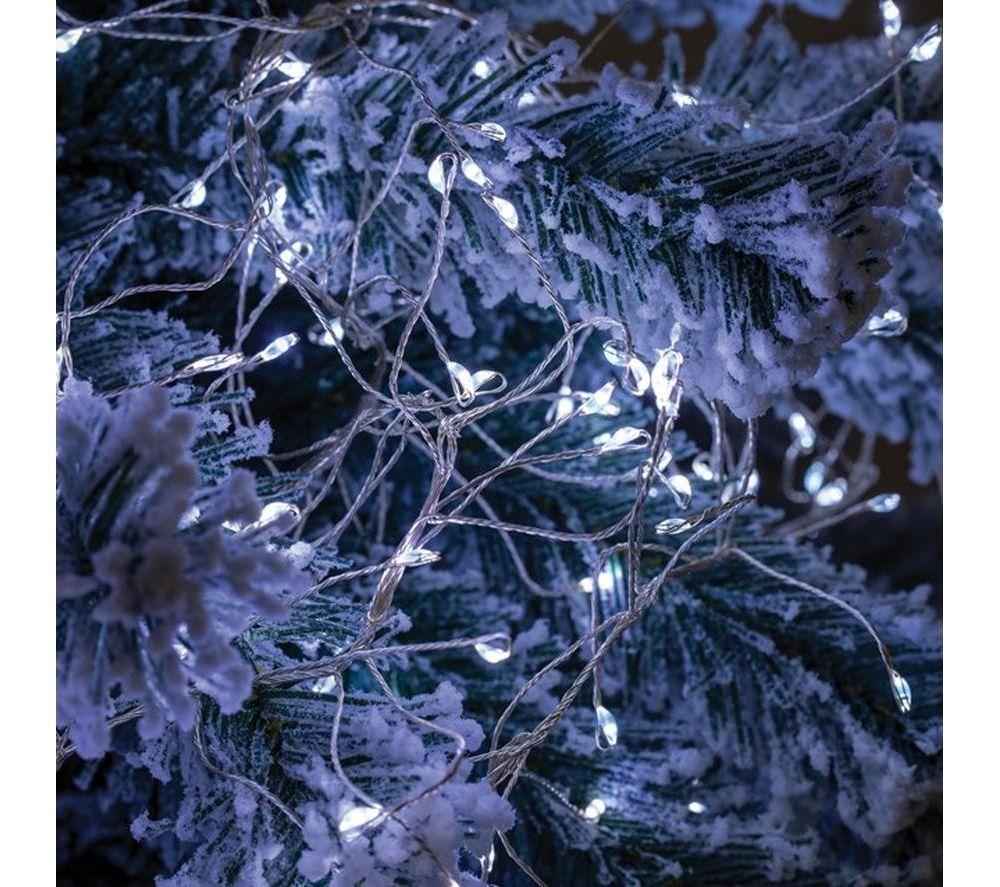 CHRISTMAS WORKSHOP 71739 LED Silver Cluster String Lights - 3 m image number 8 of 9