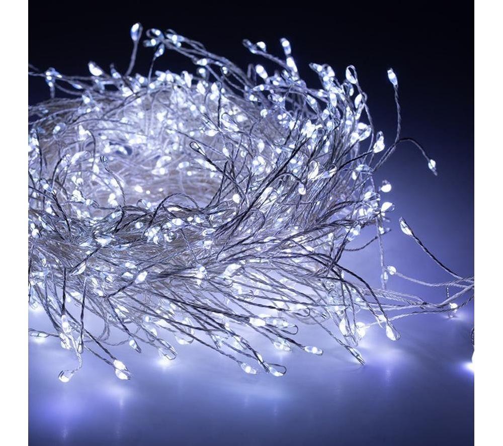CHRISTMAS WORKSHOP 71739 LED Silver Cluster String Lights - 3 m image number 9 of 9