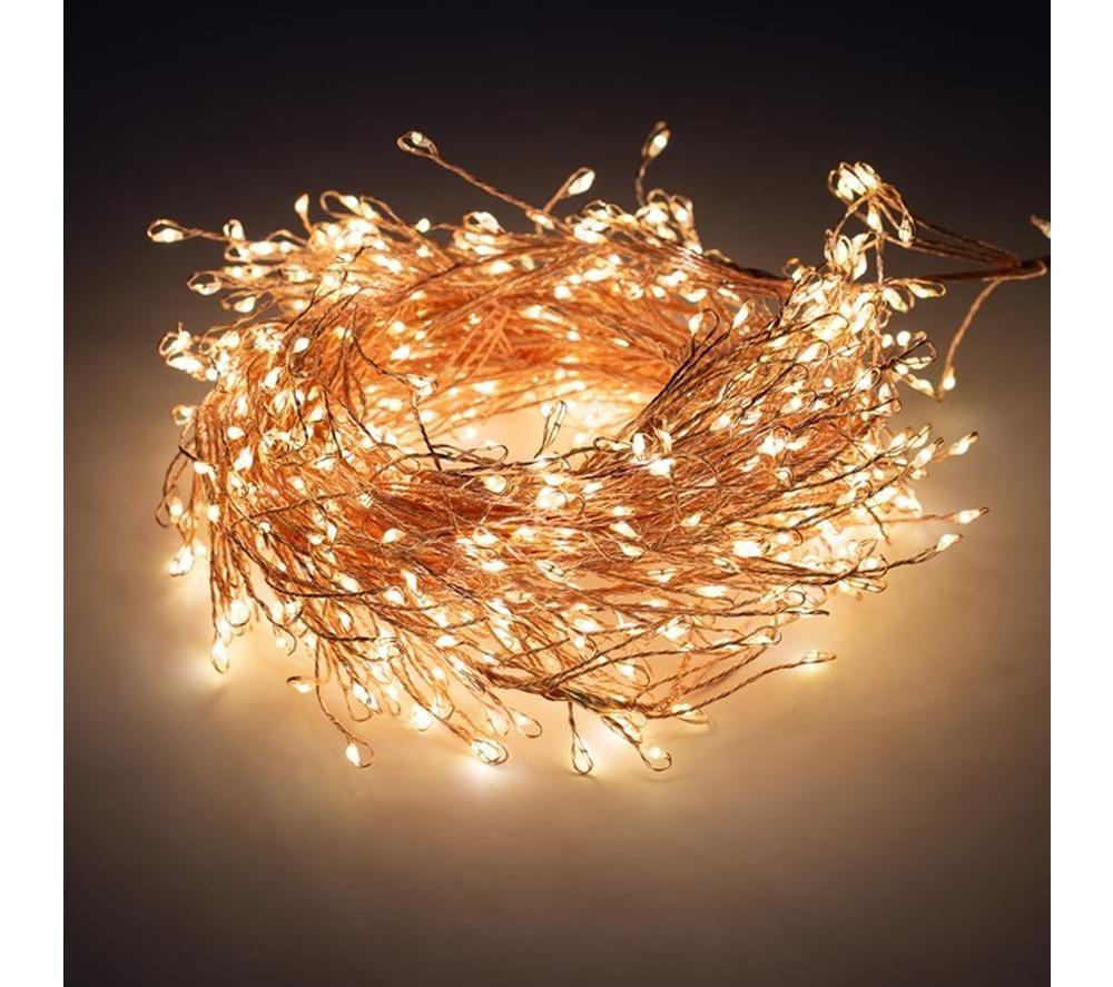 CHRISTMAS WORKSHOP 71759 LED Rose Gold Cluster String Lights - 8 m image number 5 of 7
