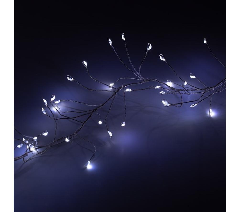 CHRISTMAS WORKSHOP 71769 LED Silver Cluster String Lights - 8 m image number 2 of 6