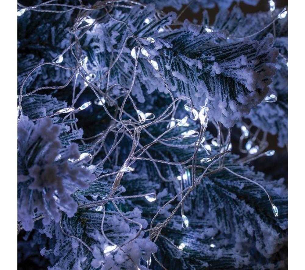 CHRISTMAS WORKSHOP 71769 LED Silver Cluster String Lights - 8 m image number 3 of 6