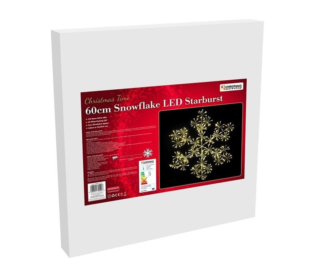 CHRISTMAS WORKSHOP 70549 Starburst Snowflake Decoration Lamp image number 3 of 3