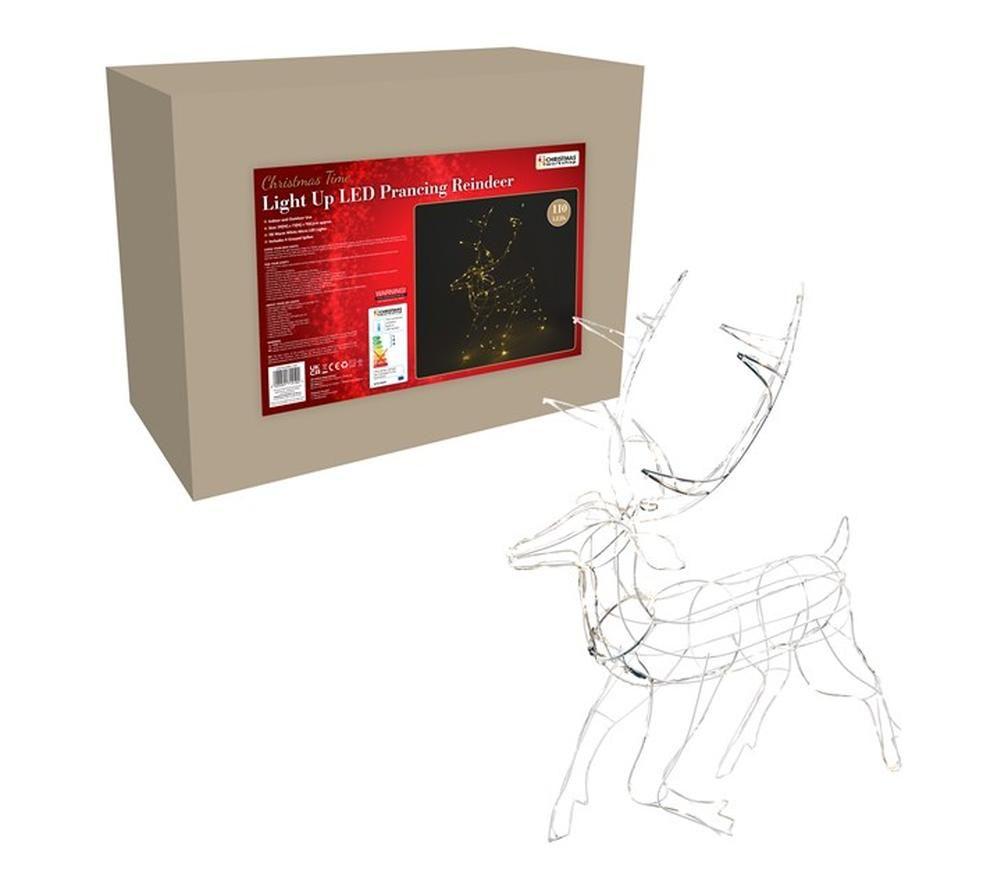 CHRISTMAS WORKSHOP 71419 Prancing Reindeer Decoration Lamp image number 4 of 5