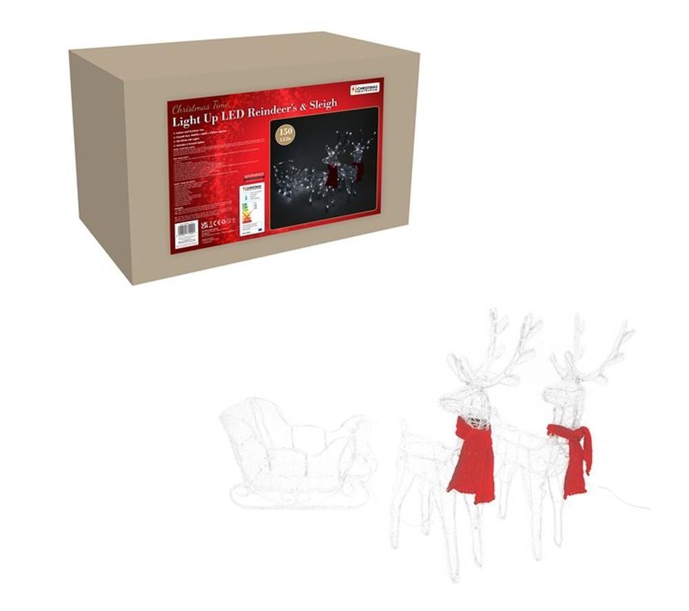 CHRISTMAS WORKSHOP 71429 Reindeers with Sleigh Decoration Lamp image number 5 of 6