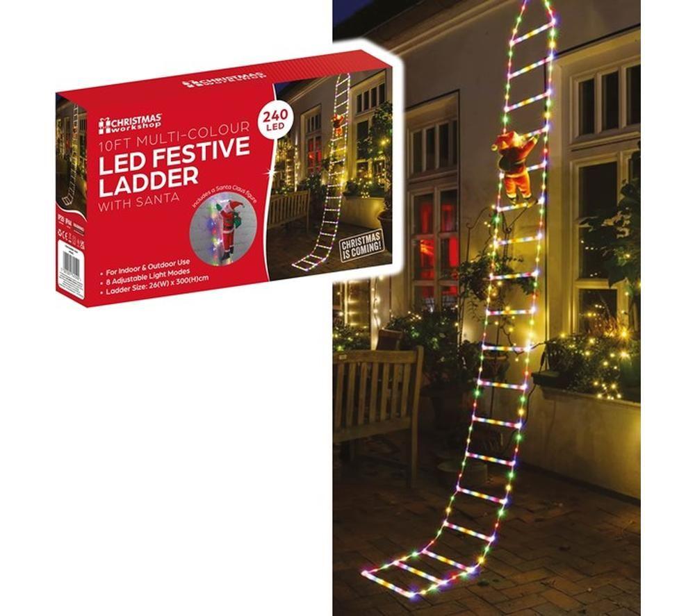 CHRISTMAS WORKSHOP 74559 Santa on Ladder Lights - 3 m image number 2 of 2
