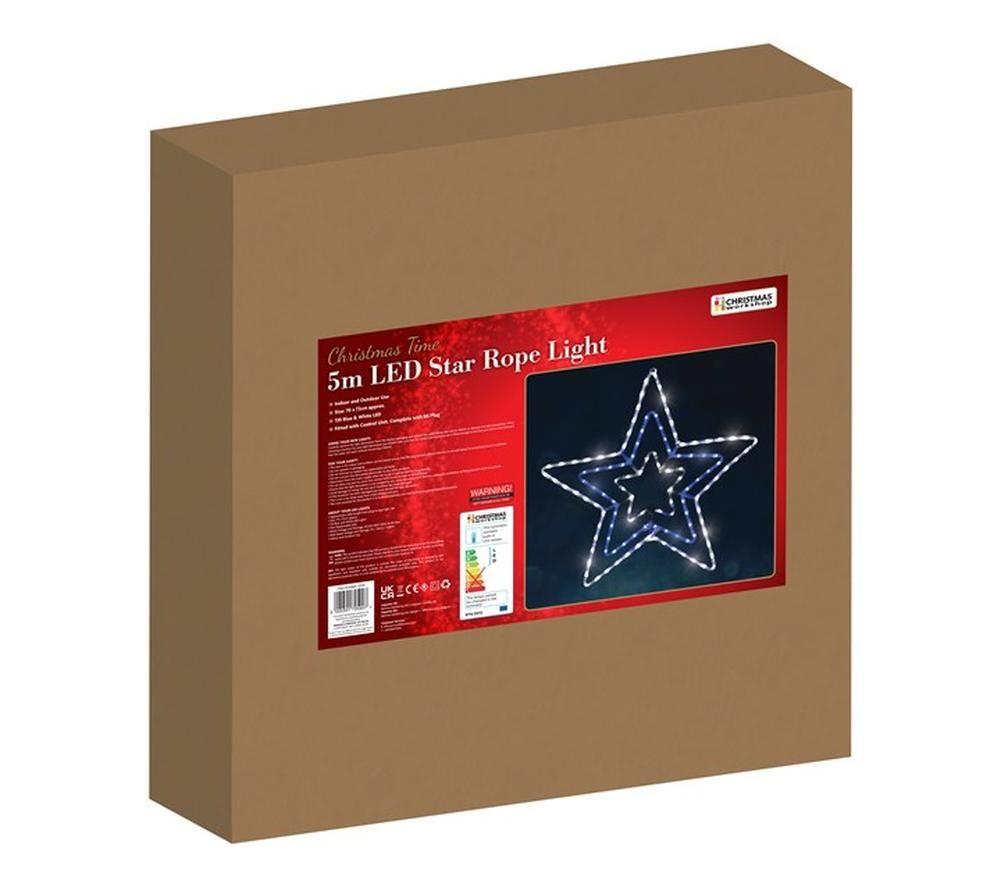 CHRISTMAS WORKSHOP 72590 LED Star Rope Light - 5 m image number 4 of 4