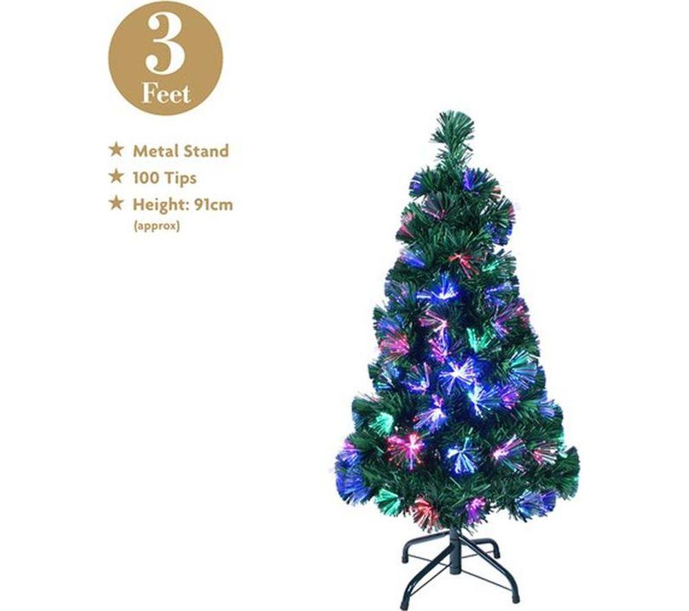 CHRISTMAS WORKSHOP 73550 Christmas Tree with Lights - 3ft image number 2 of 4