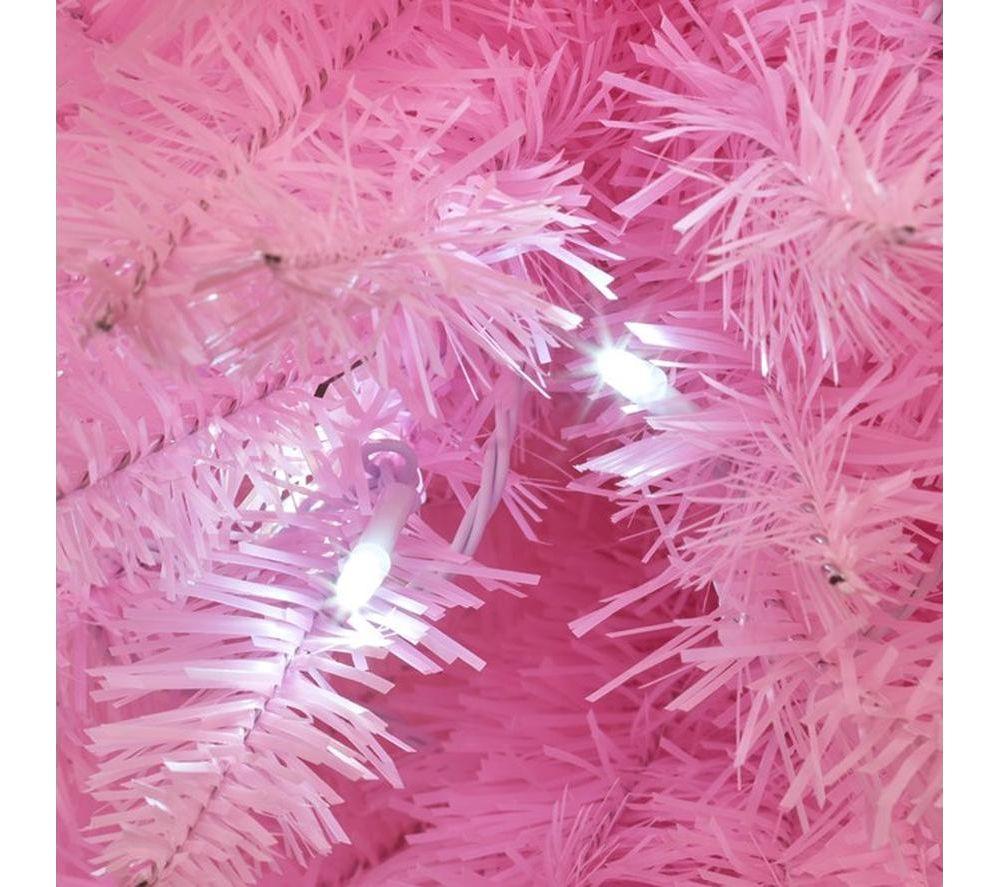 CHRISTMAS WORKSHOP 70870 Christmas Tree with Lights - 6 feet, Pink image number 3 of 3