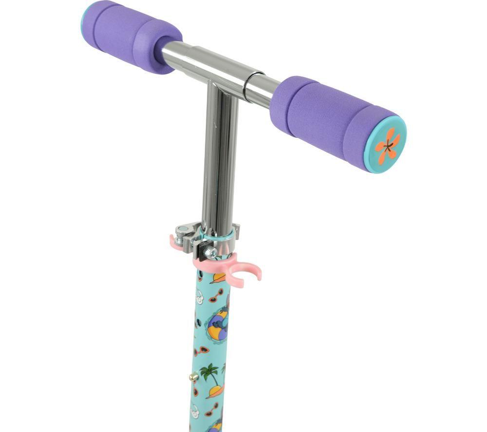 MOVE Deluxe Stitch Kids Folding Kick Scooter - Blue & Purple image number 5 of 7