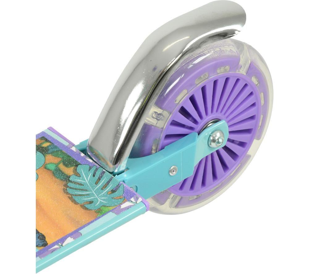MOVE Deluxe Stitch Kids Folding Kick Scooter - Blue & Purple image number 6 of 7