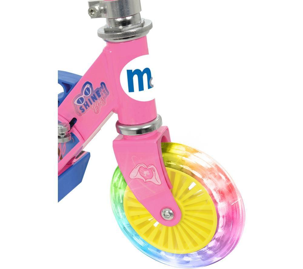 MOVE Barbie Folding Kick Scooter - Pink & Yellow image number 4 of 8